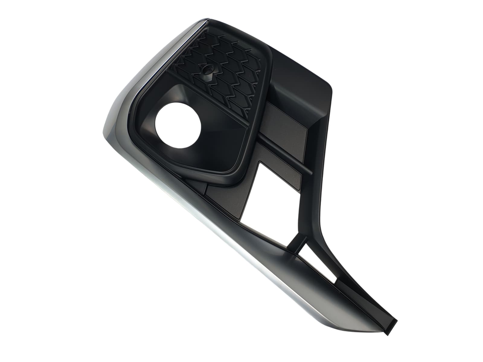 Решітки в бампер Silver Black на Audi A8 D5 2021-2026 року 3