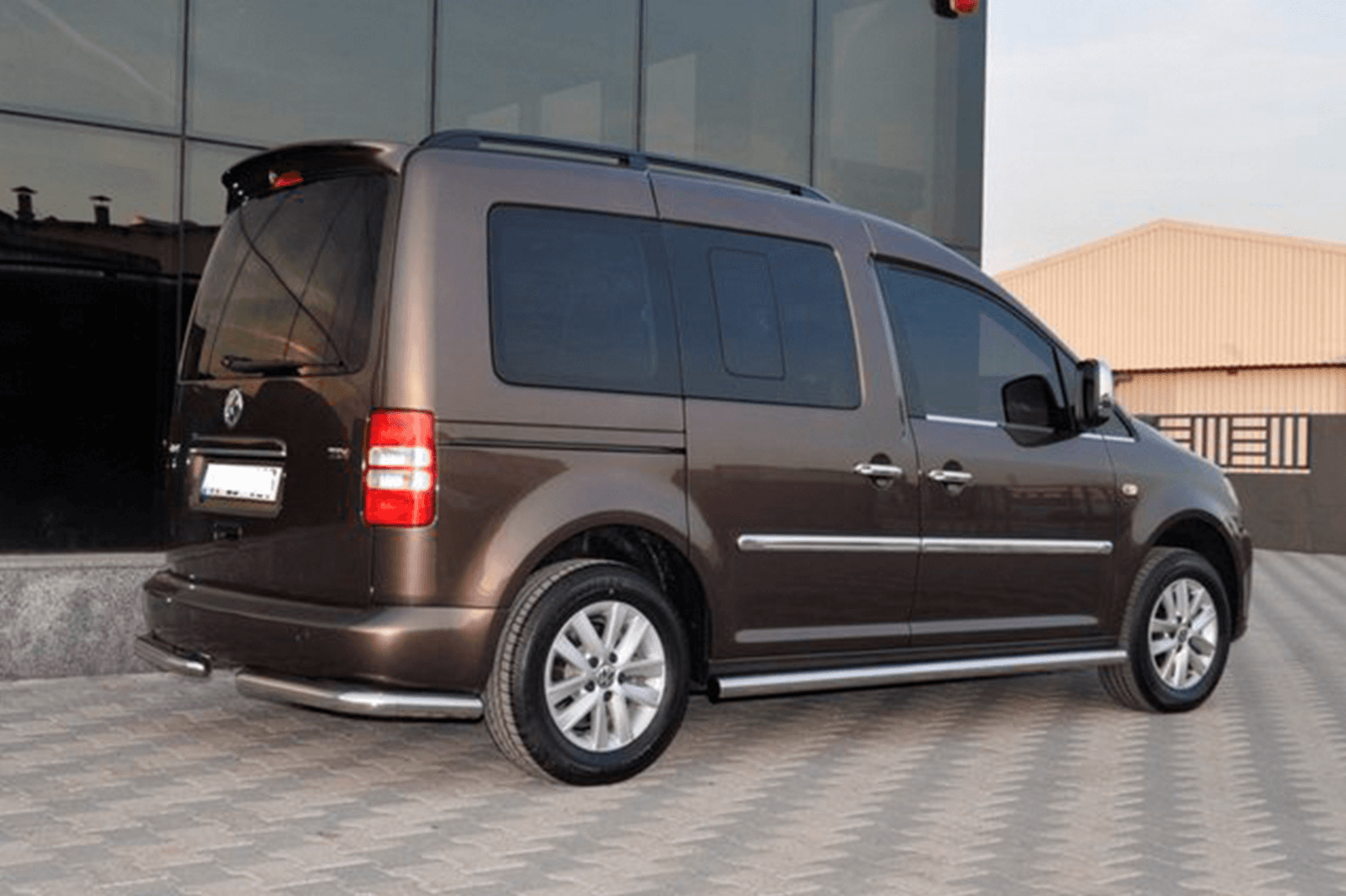 Бічні труби BB001 (2 шт., нерж) d60, Стандартна база 6