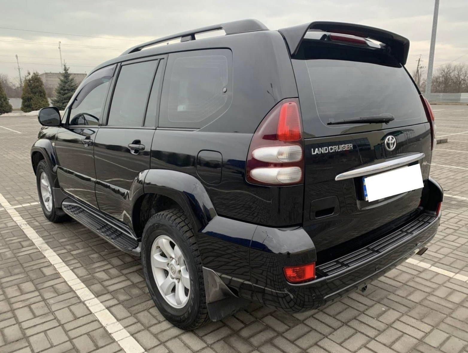 Спойлер на кришку багажника TTE Sport Toyota Land Cruiser Prado 120 2003-2009 ABS пластик під фарбування