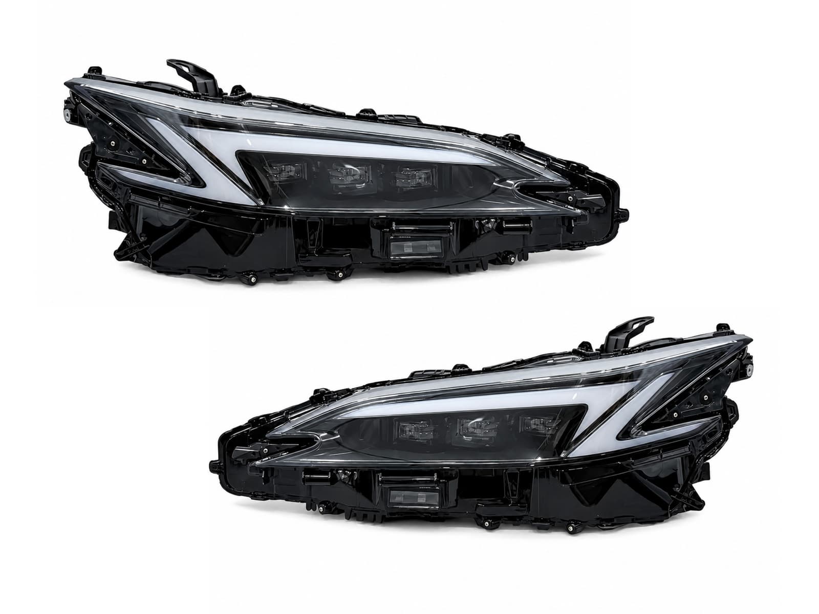 Full Led фари 3 лінзи стиль 2025+ Lexus ES 2018+ комплект 2шт.