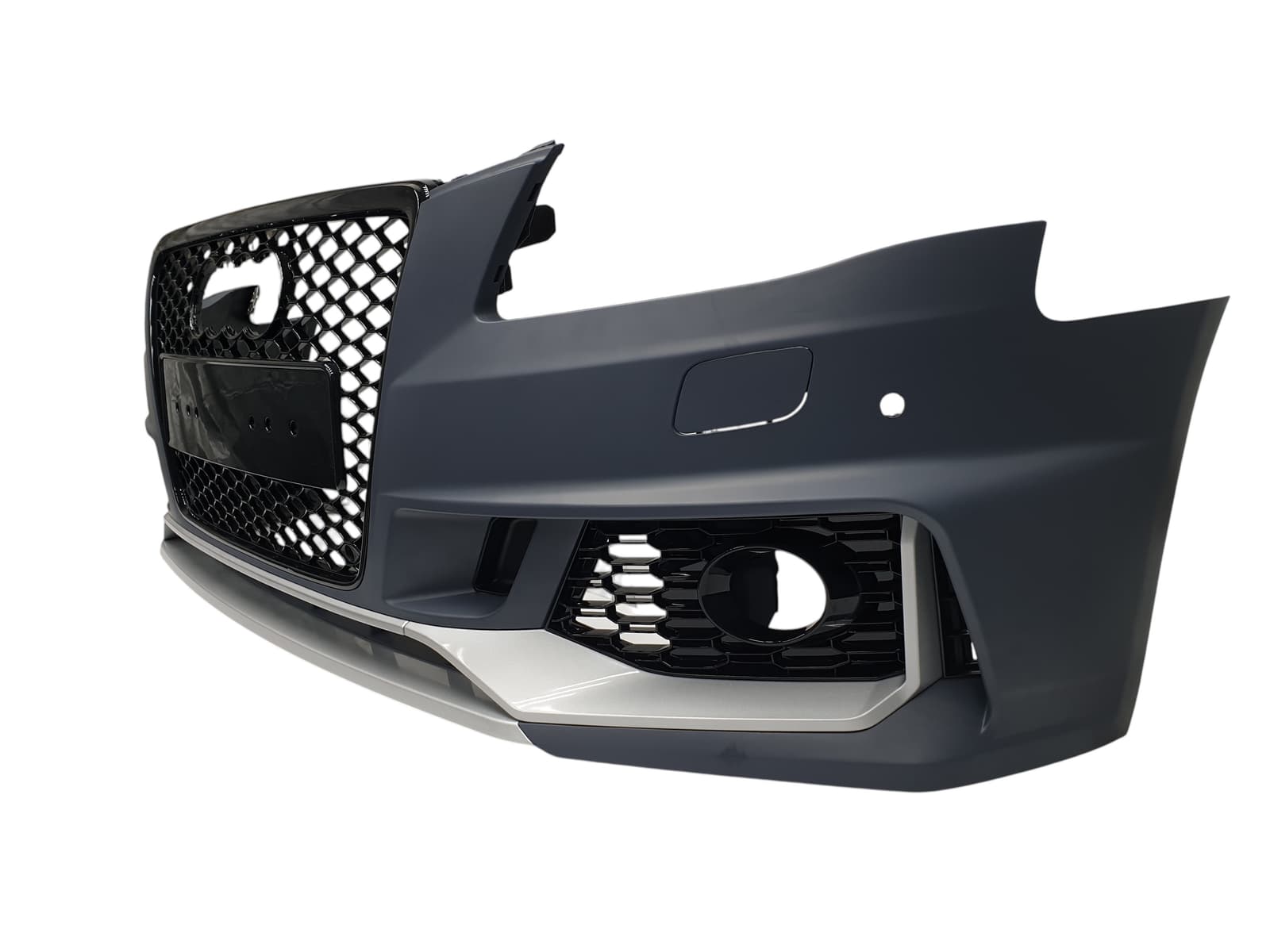 Передній бампер (стиль RS4 B9) V1 на Audi A4 B8 2007-2011 року 3