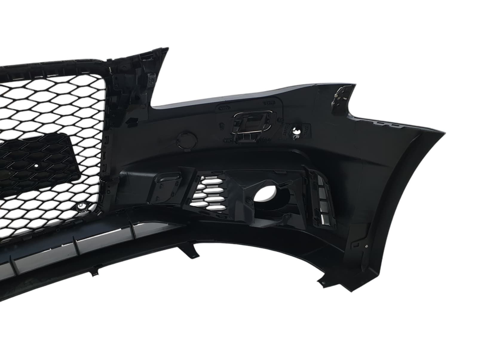 Передній бампер (стиль RS4 B9) V2 на Audi A4 B8 2007-2011 року 6