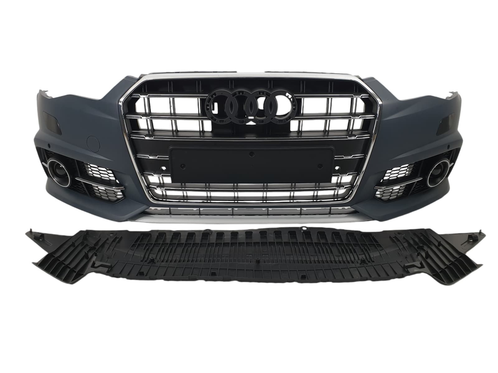 Передній бампер (S-Line) V1 на Audi A6 C7 2014-2018 року