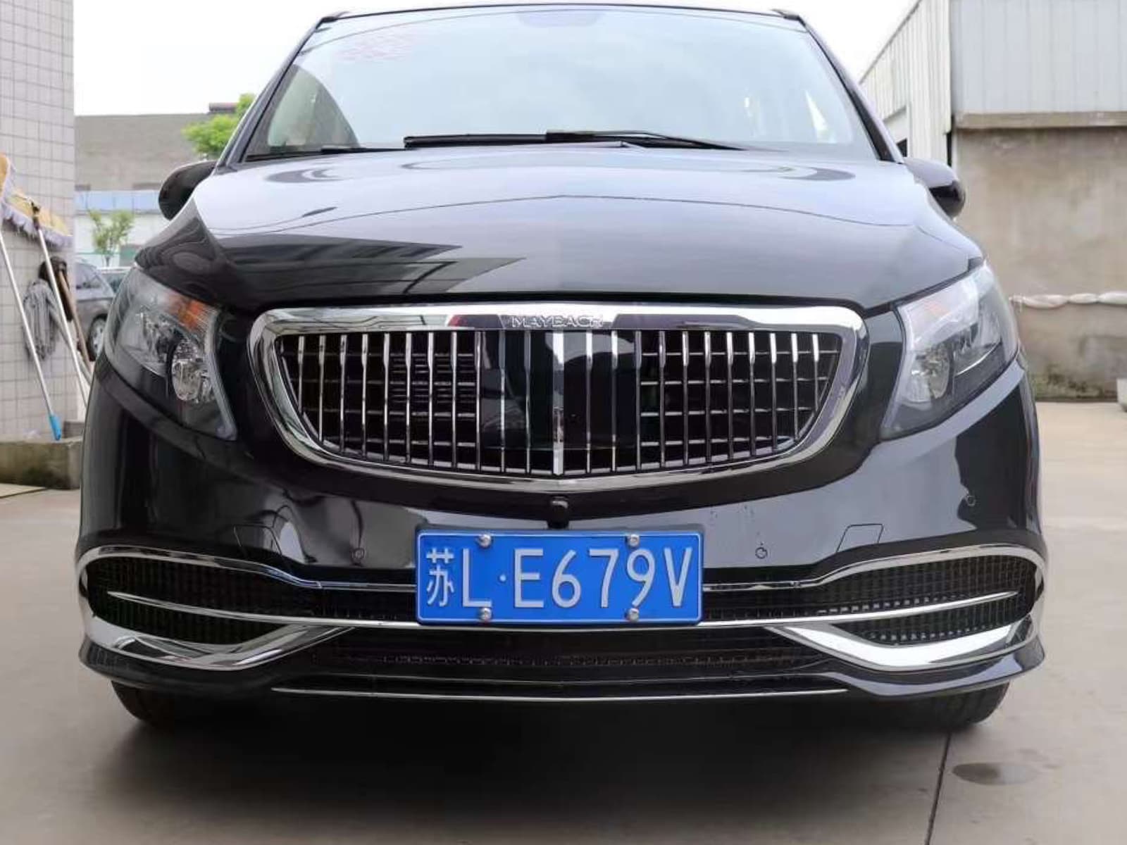 Бампер передний Maybach Mercedes V Class Vito Metris W447 2014-2023