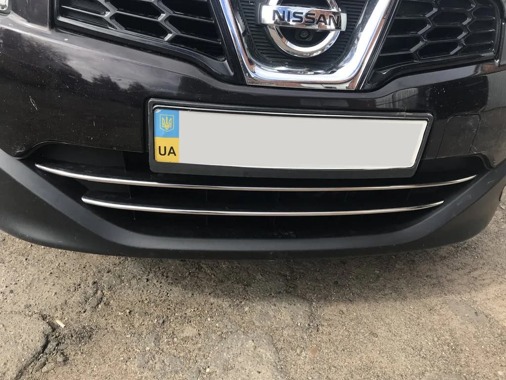 Смужки на нижню решітку (2 шт., нерж)