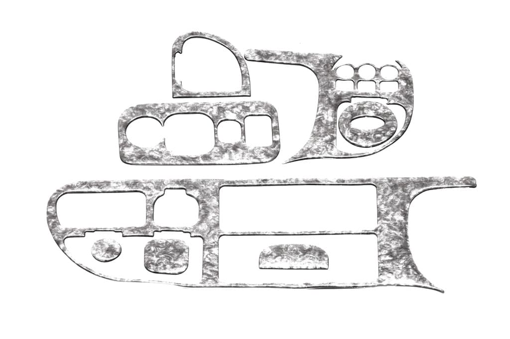 Накладки на панель (1997-2000) Карбон 6