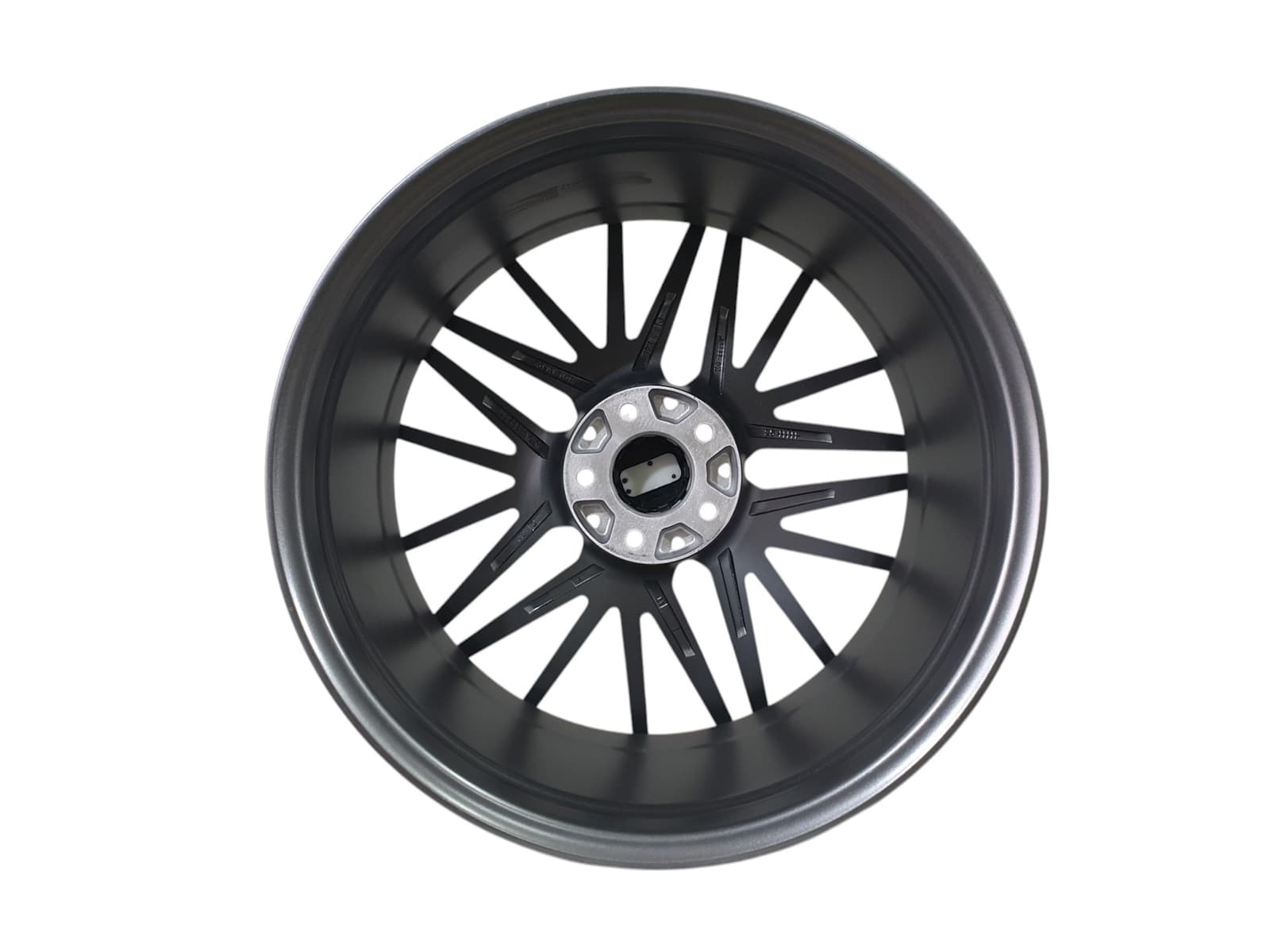 R19 Satin Grey (різноширокі) Диски на Audi A4 B9 2015-2019 року 3