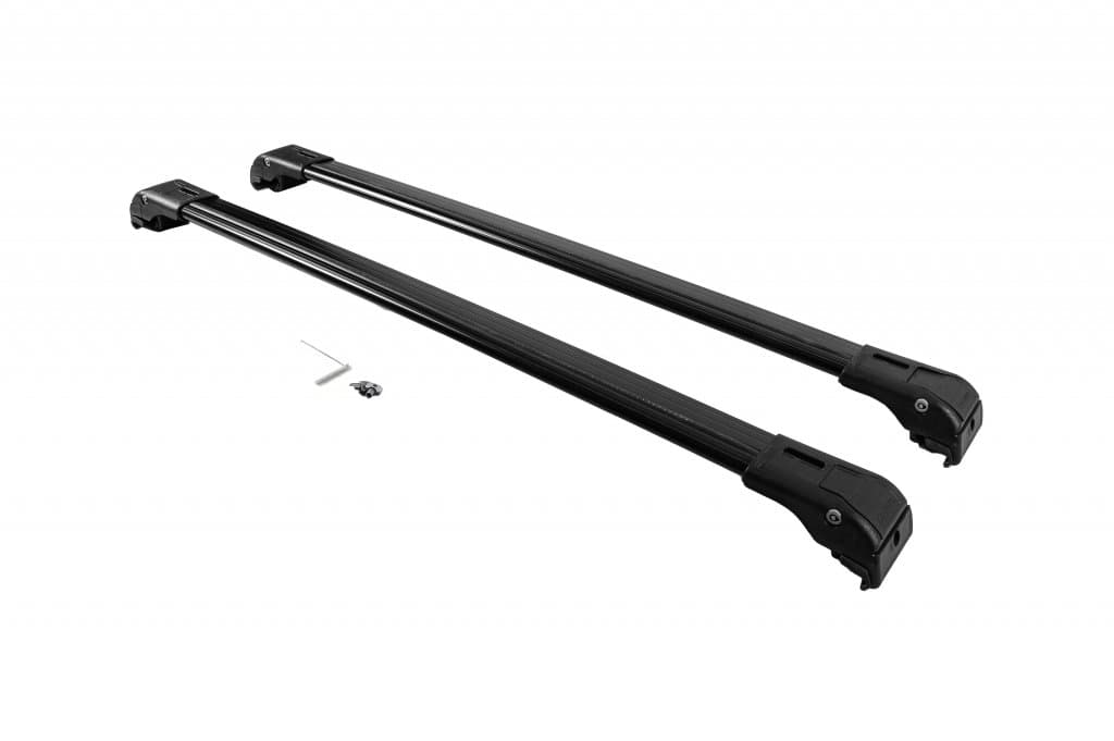 Багажник (поперечини) на інтегровані рейлінги Wingbar V2 (2 шт) Сірий 2