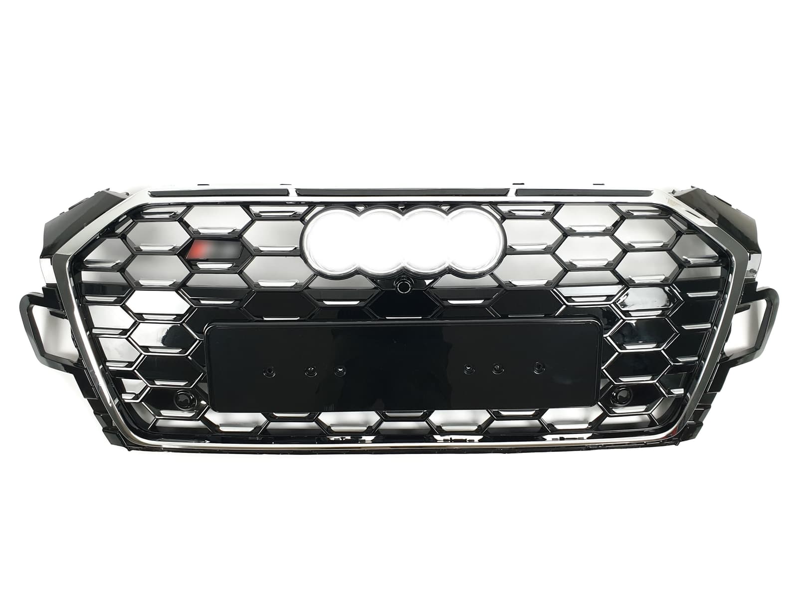 Решітка радіатора Chrome Black (Gloss) (в стилі S5) на Audi A5 B9 2020-2023 року