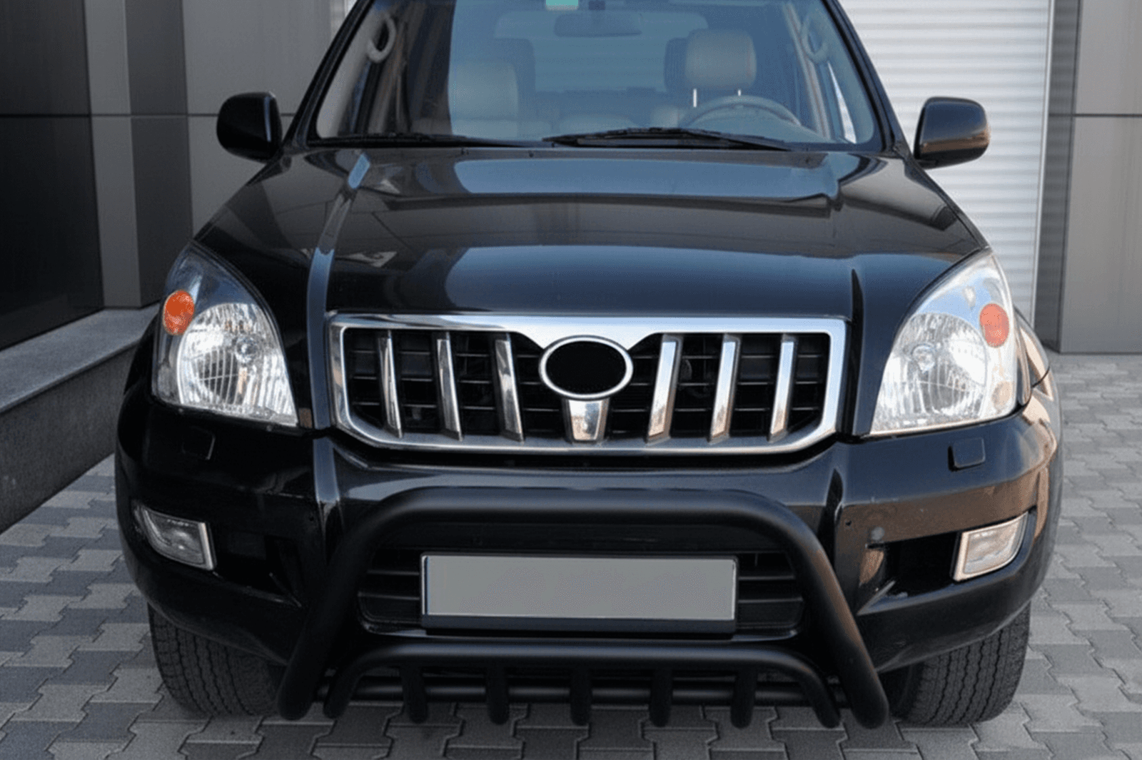 Кенгурятник низький WT002 Black (нерж)