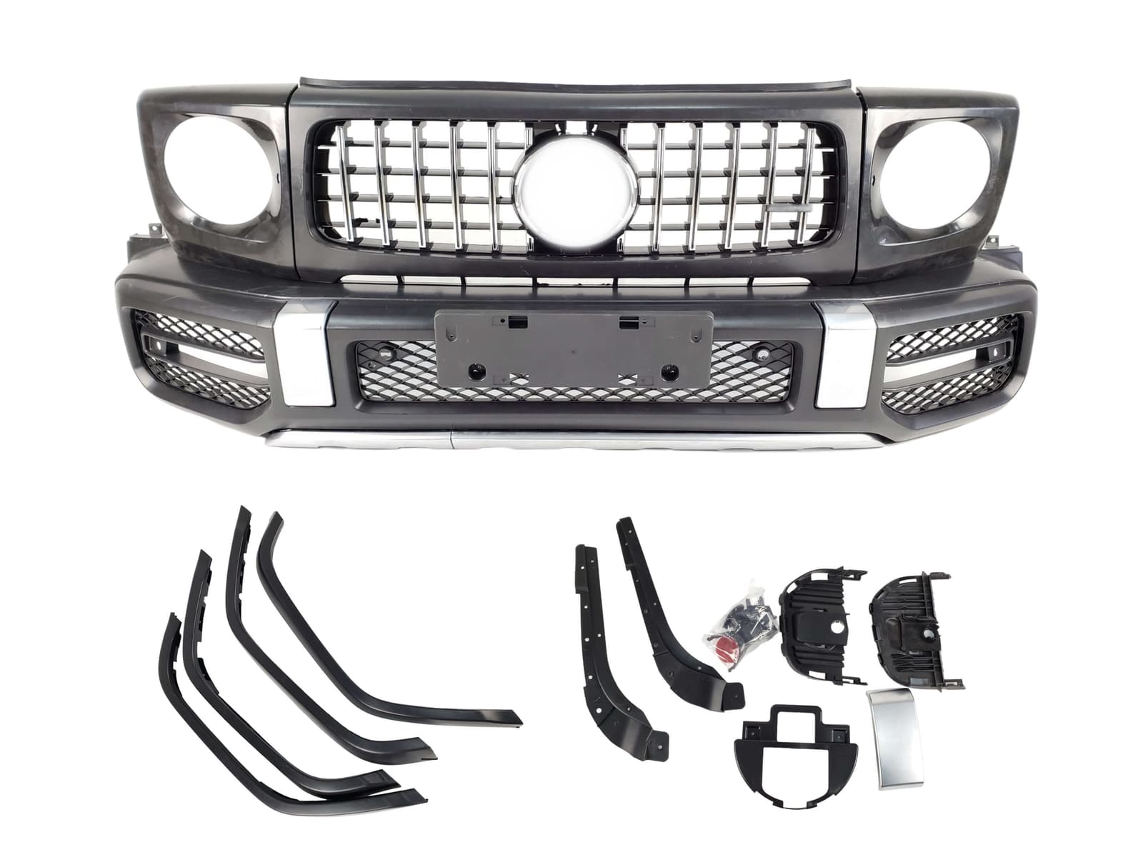 Передній бампер (стиль G63 AMG 2018+) на Mercedes-Benz G-Class W463 1990-2018 року