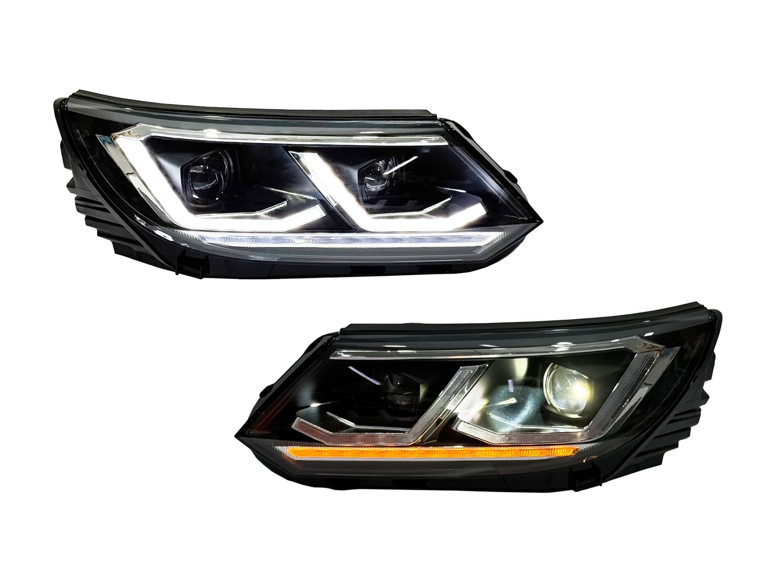 Фари FULL LED Volkswagen Tiguan 2013-2018 2шт. комплектні з блоками, ЗАМІНА ГАЛОГЕНУ