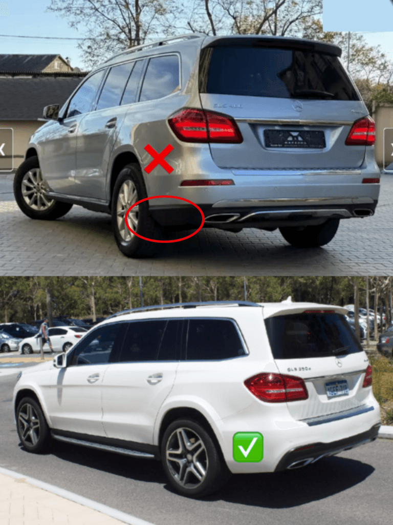 Комплект обвісів з заднім дифузором AMG V1 (GLS63) 2