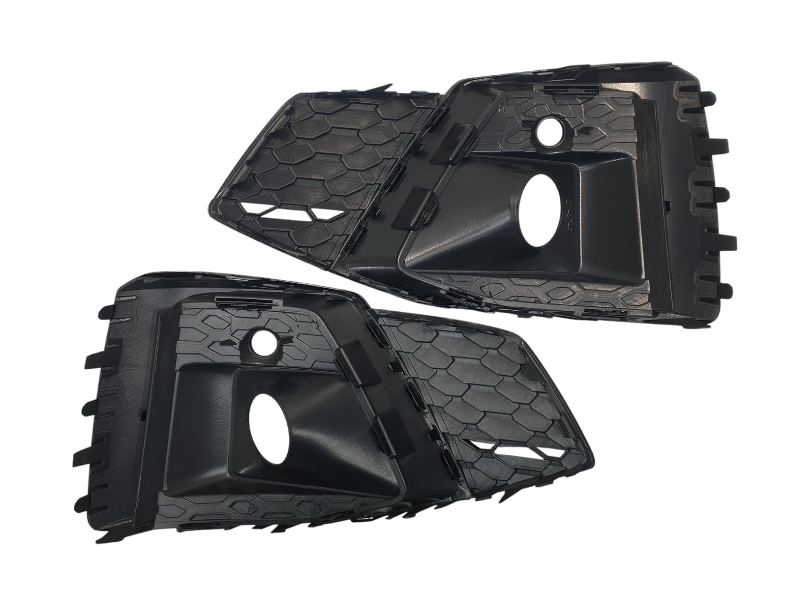 Решітки в бампер Full Black (S-Line) на Audi A5 B9 2020-2023 року 3