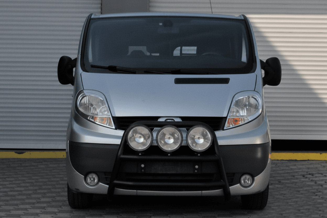 Кенгурятник WT018 Black (нерж.)