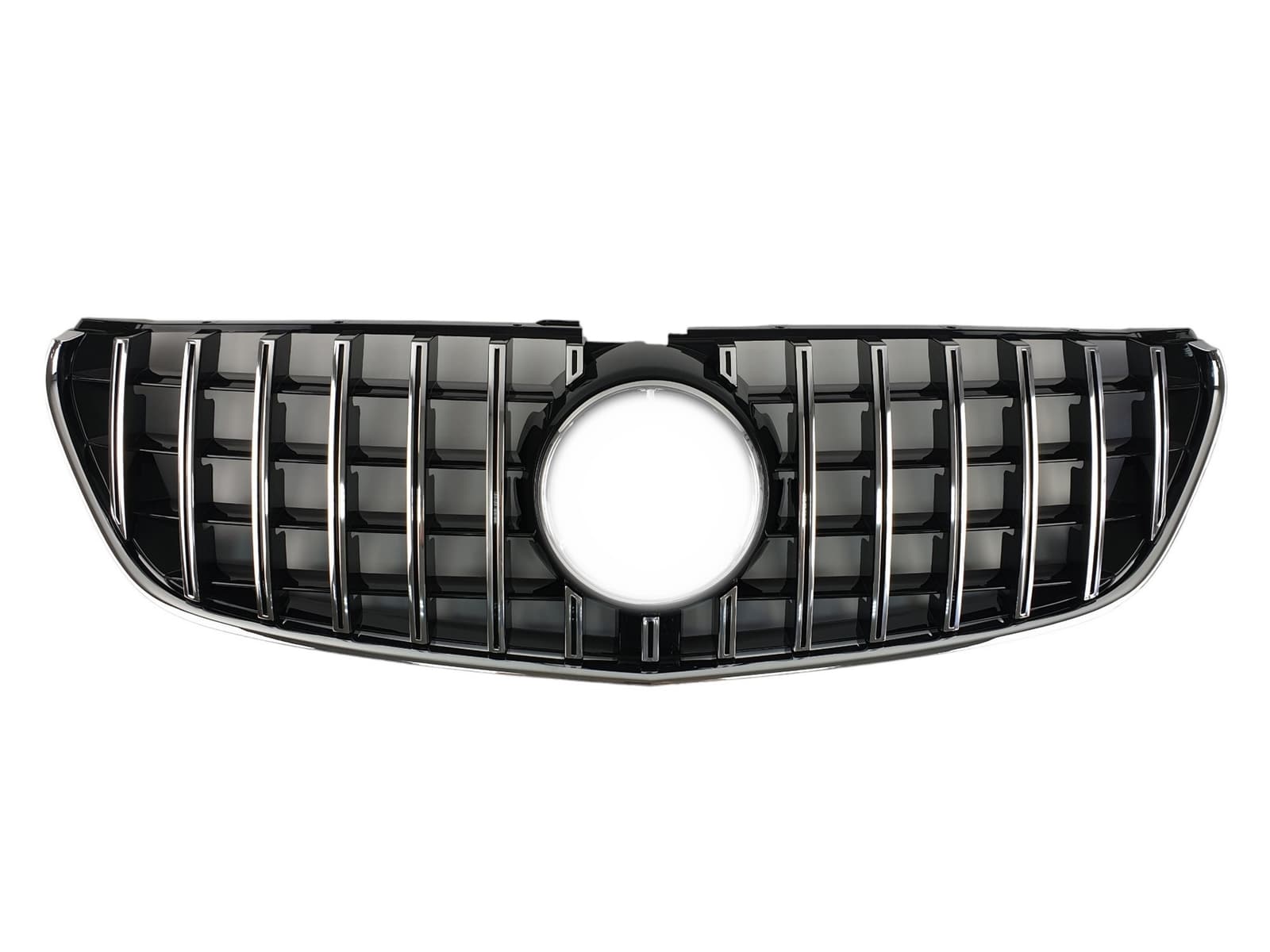 Решітка радіатора Chrome Black (без місця під камеру) GT на Mercedes-Benz V-Class W447 2014-2019 року