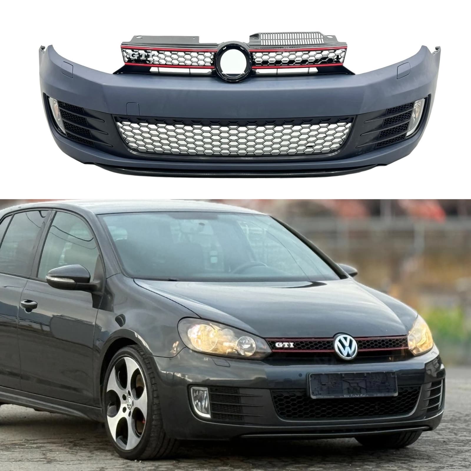 Передній бампер GTI Volkswagen Golf 6 2008-2013