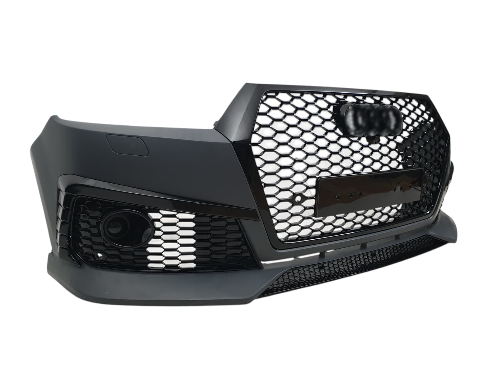 Передній бампер (RS Style) Black на Audi Q7 4M 2015-2020 року 2