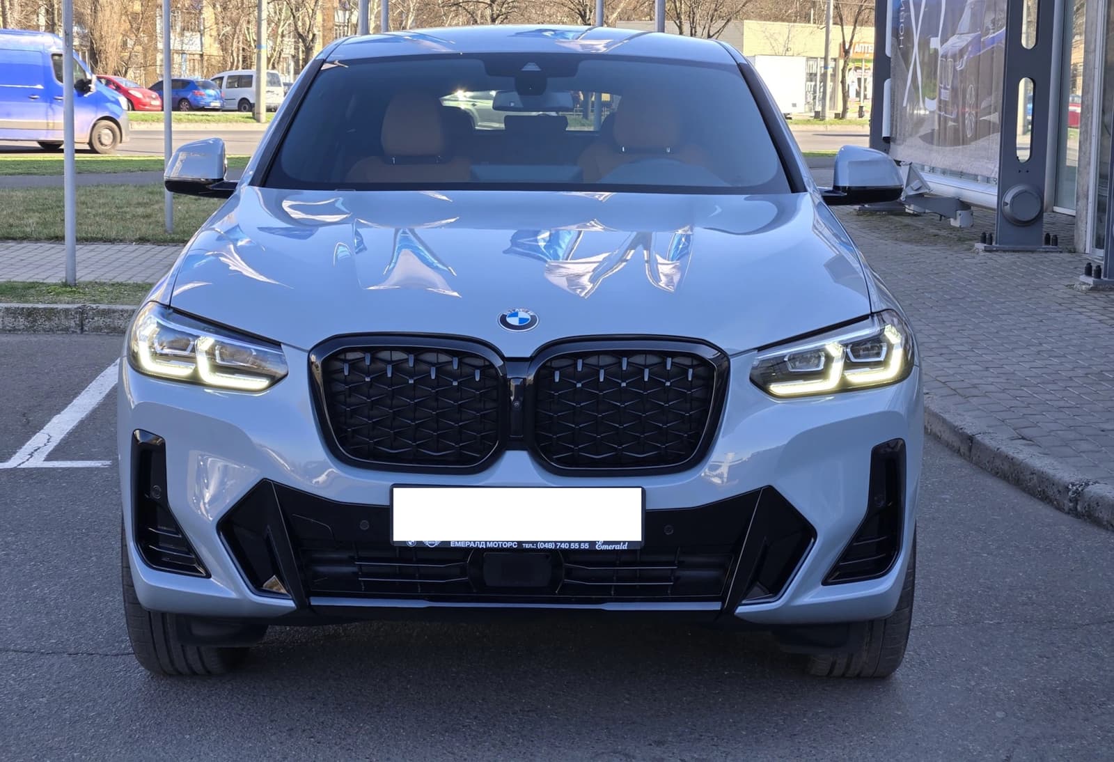 Ніздрі (Diamond All Black) на BMW X3 G01 2022-2024 року 4