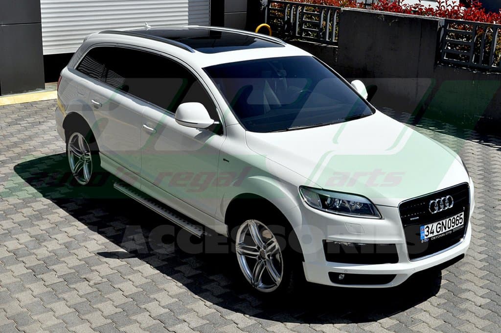 Бокові пороги Allmond Grey (2 шт., алюміній) 2