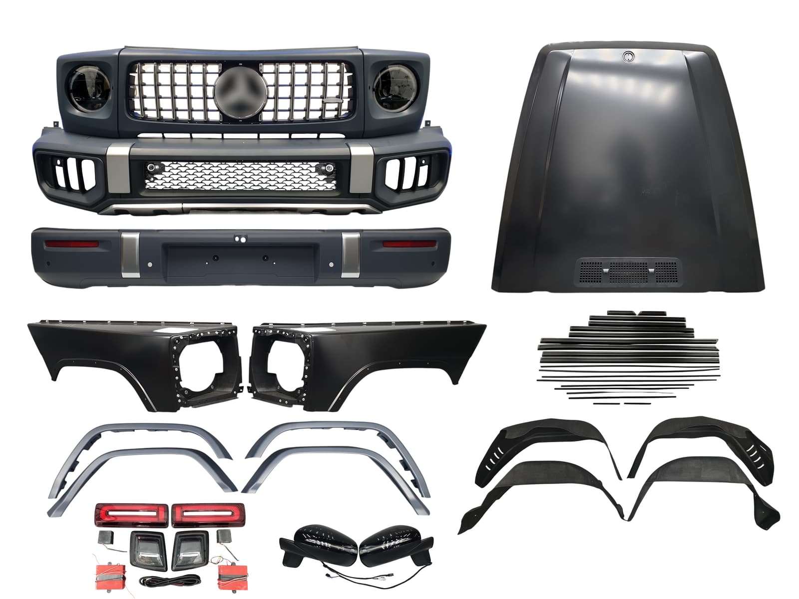 Комплект рестайлінга (в нову модель) (W463 to W465 G63 2024+) на Mercedes-Benz G-Class W463 1990-2018 року