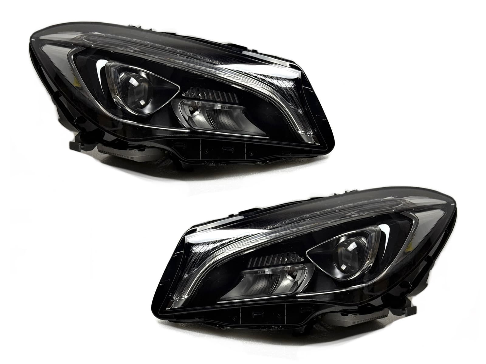 FULL LED фари Mercedes CLA-Class C117 2013-2018 комплектні з блоками 2шт., АПГРЕЙД ГАЛОГЕН У LED