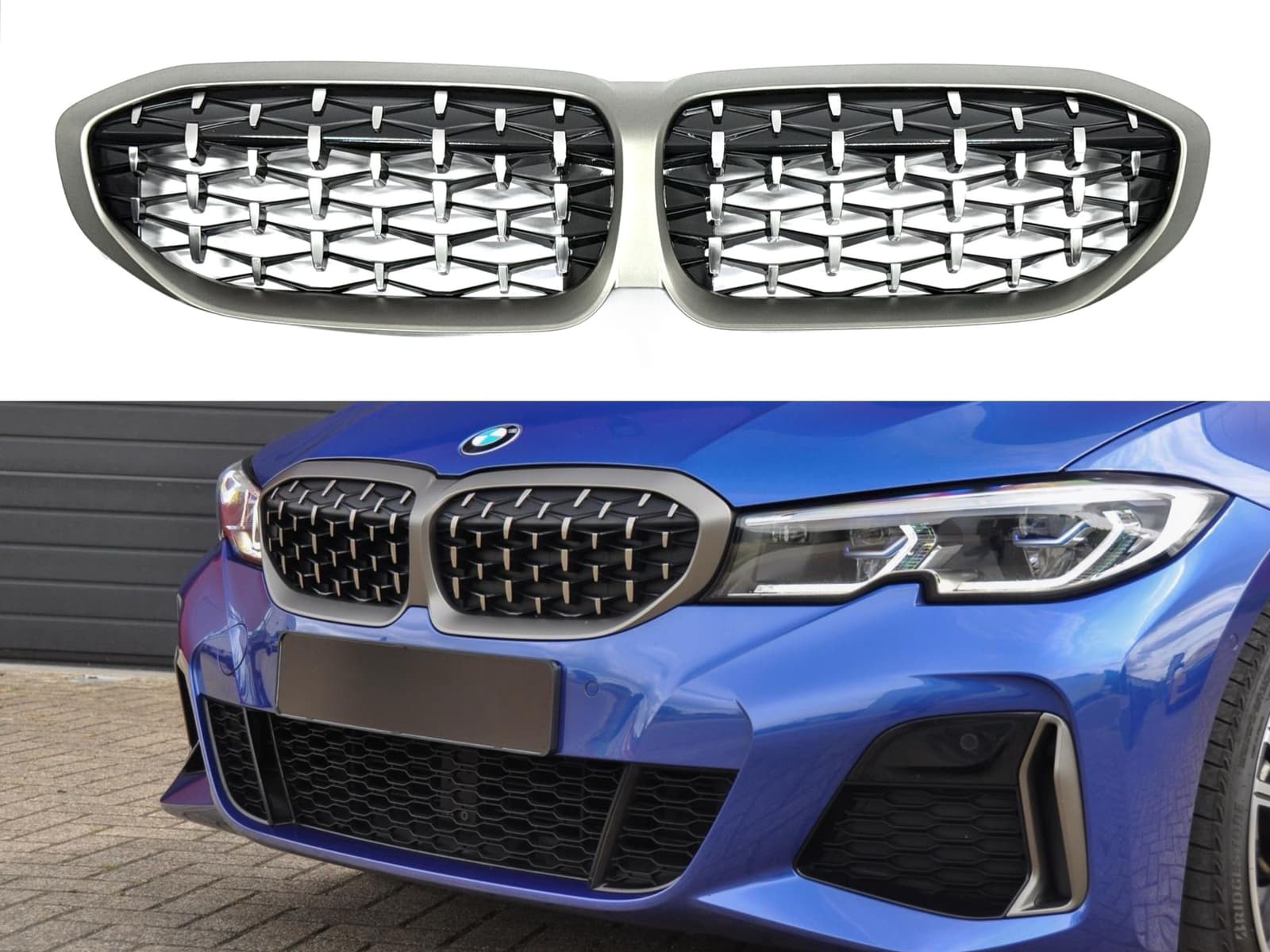 Решітка радіатора M340 BMW 3 Series G20 G21 2019-2022