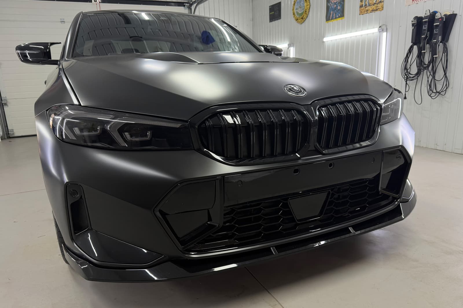 Накладка на передній бампер Lip FD-Style (для M-Sport 2023+, ABS)