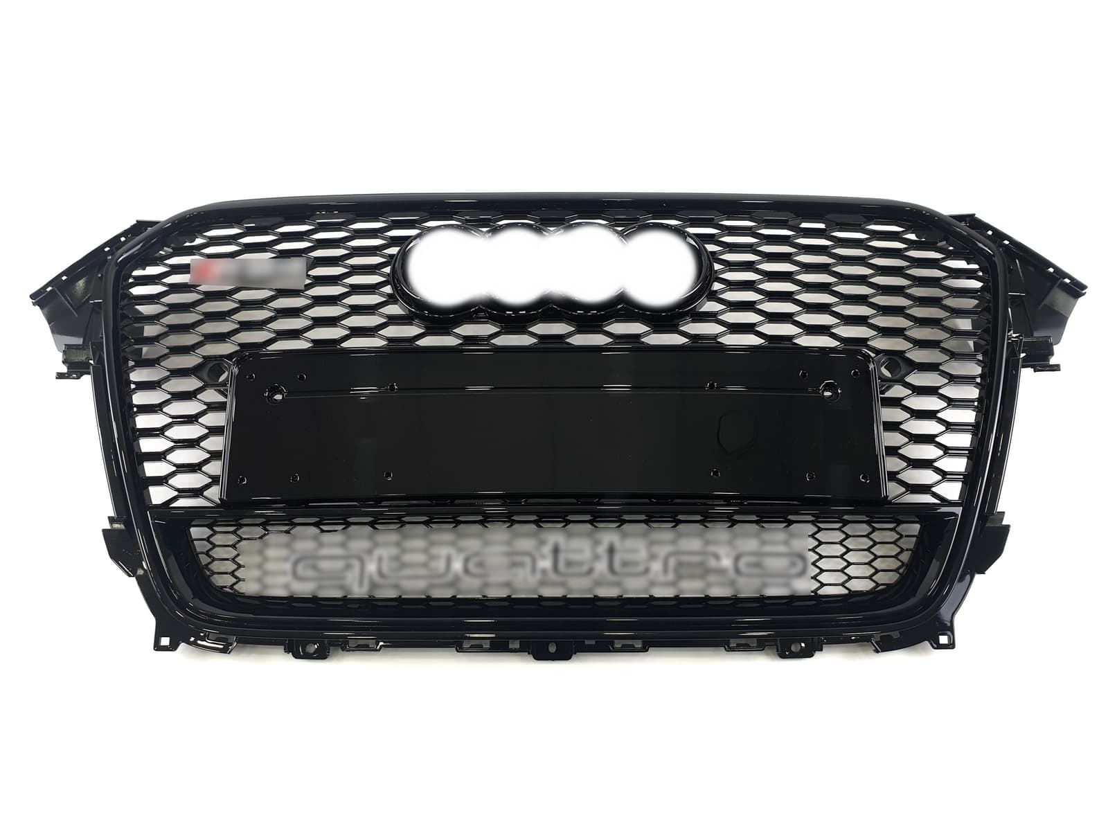 Решітка радіатора Full Black (в стилі RS4 quattro) на Audi A4 B8 2011-2015 року 2