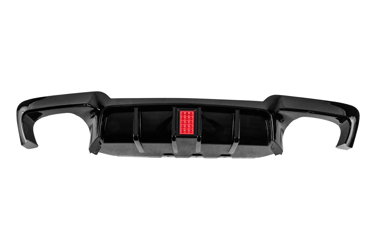 Дифузор заднього бампера M5-Style LED (для M-Sport, ABS)