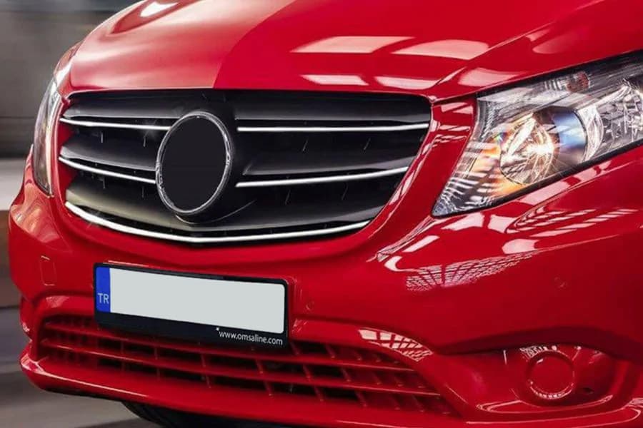 Накладки на решітку 2020+ (5 шт, нерж) Carmos - Турецька сталь