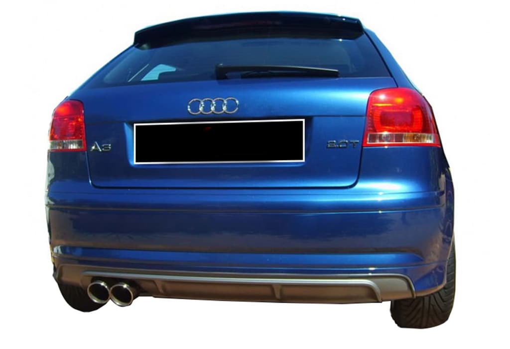 Задній дифузор (2005-2008, Coupe, чорний глянець) 2