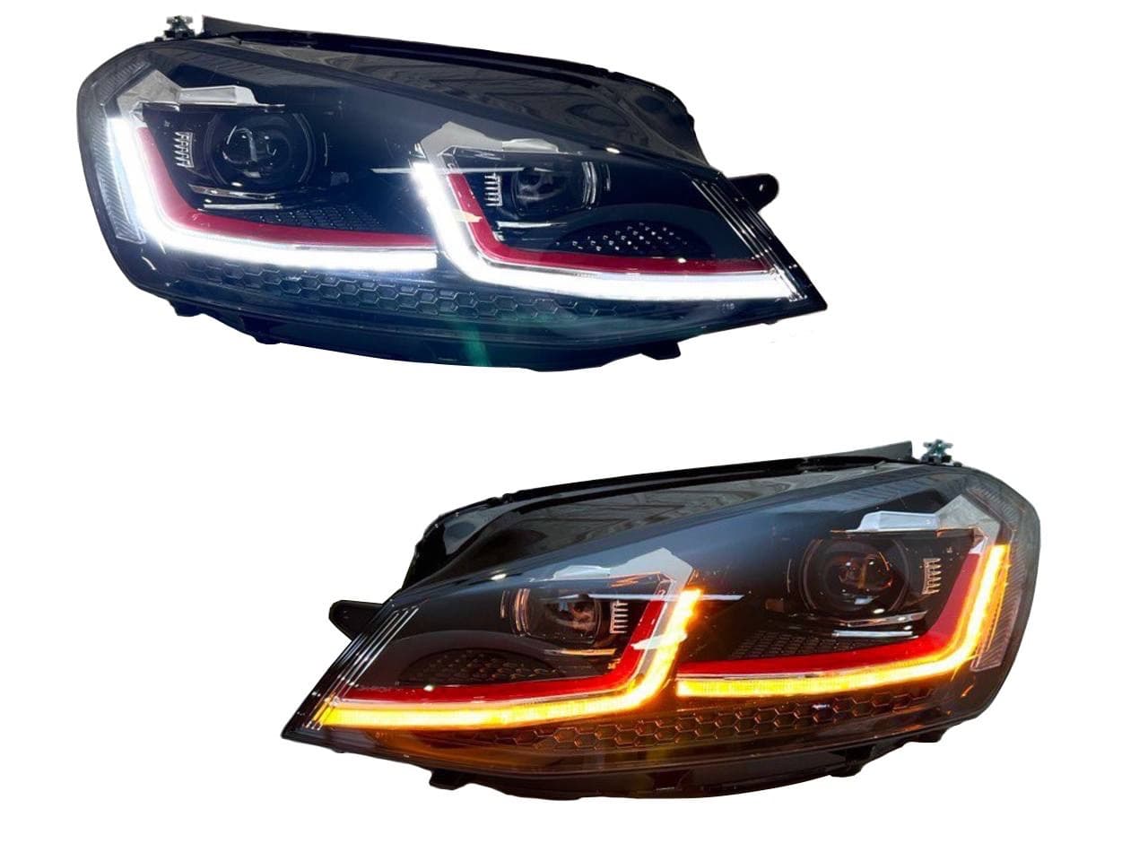 FULL LED фари в стилі GTI Volkswagen Golf 7.5 рестайлінг 2017-2021