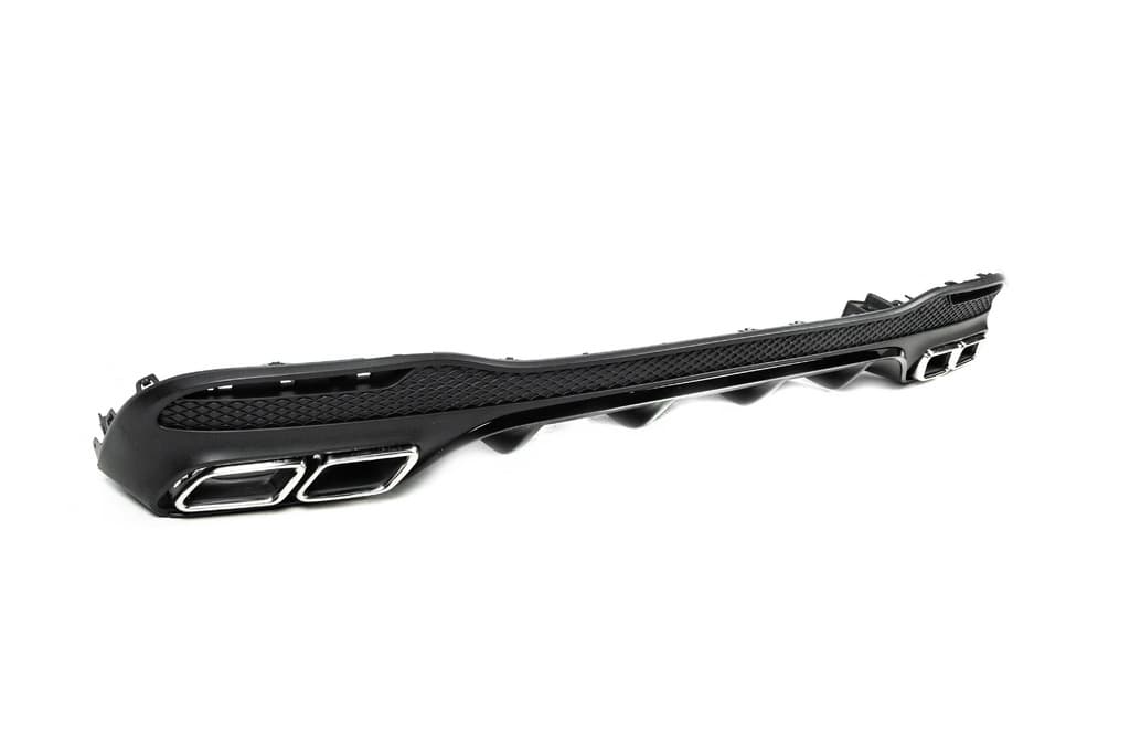 Задній дифузор GLS63 AMG (з насадками Chrome) 4