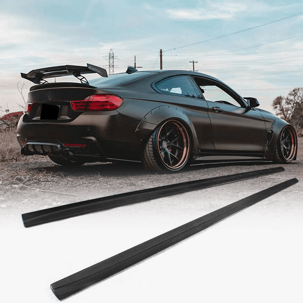 Накладки на пороги V2 (для F32/F33 M-Sport, Карбон)