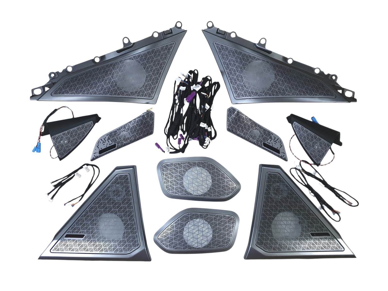 Сітки на динаміки FULL SET Silver на BMW 5 Series G60 / G61 2023-2025 року
