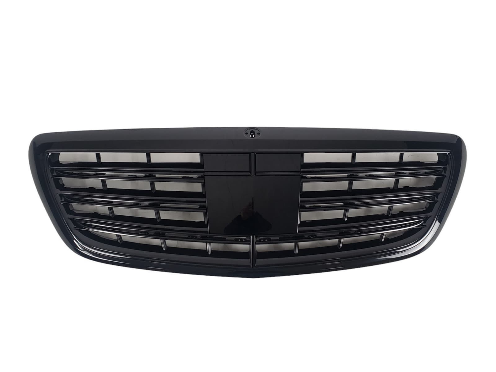 Решітка радіатора Full Black під камеру AMG S63 на Mercedes-Benz S-Class W222 2013-2017 року