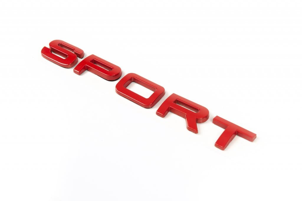 Напис Sport (червона)