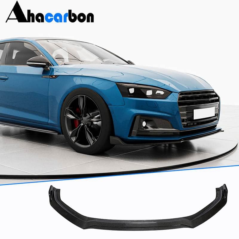 Накладка на передній бампер Lip V2 (для S-Line 2016-2020, Карбон)