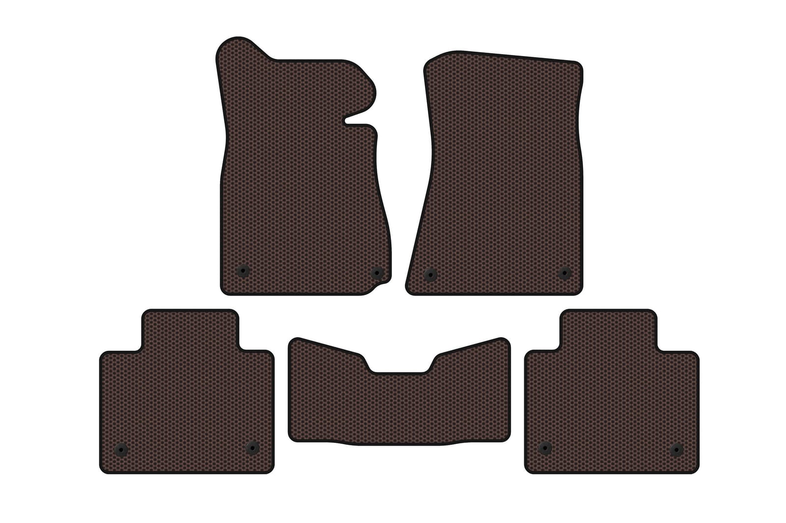 Гумові килимки Carsuit (2011-2015, SD, Не повний привод, коричневий)