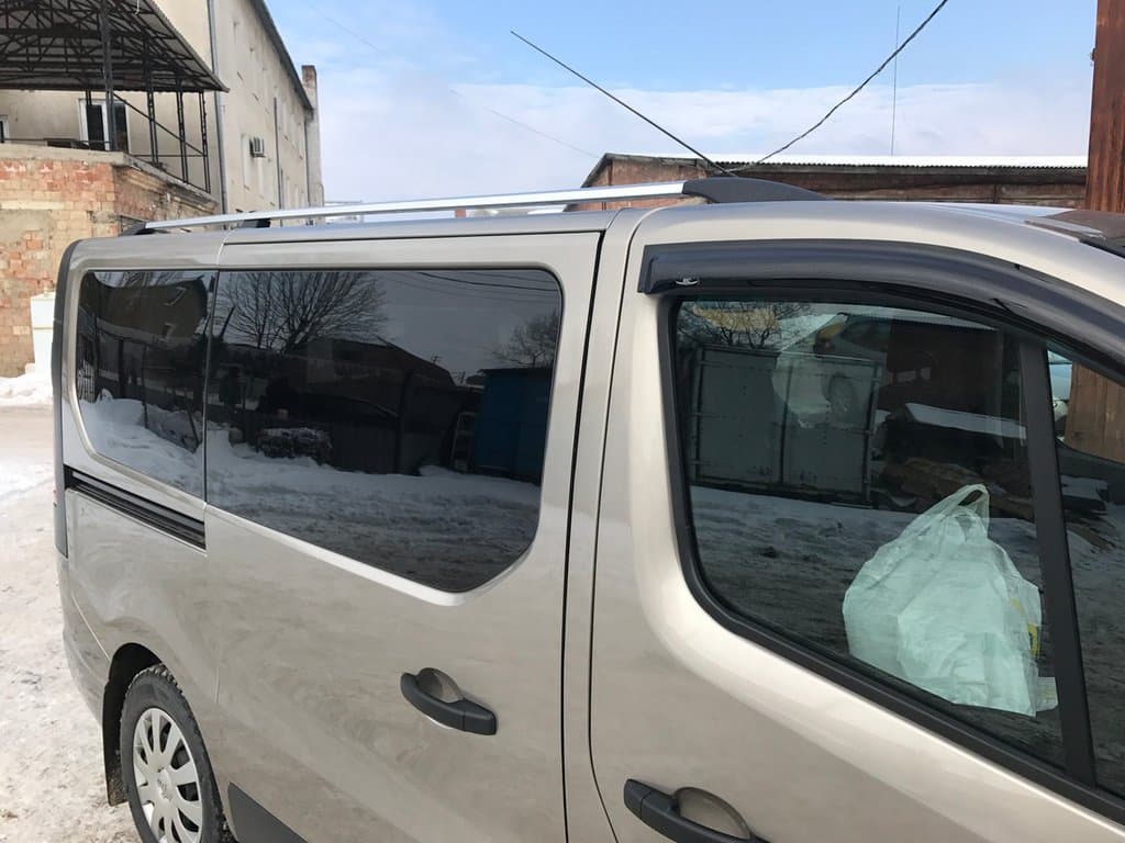 Рейлінги Хром Коротка база, пластикові ніжки 4
