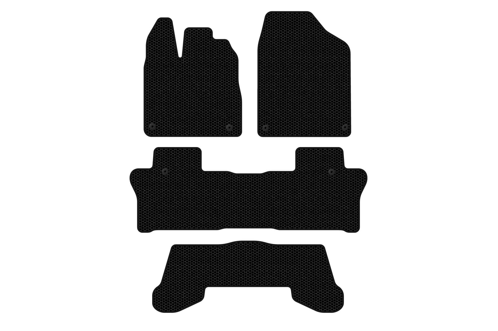 Гумові килимки Carsuit (3 ряди, чорні)