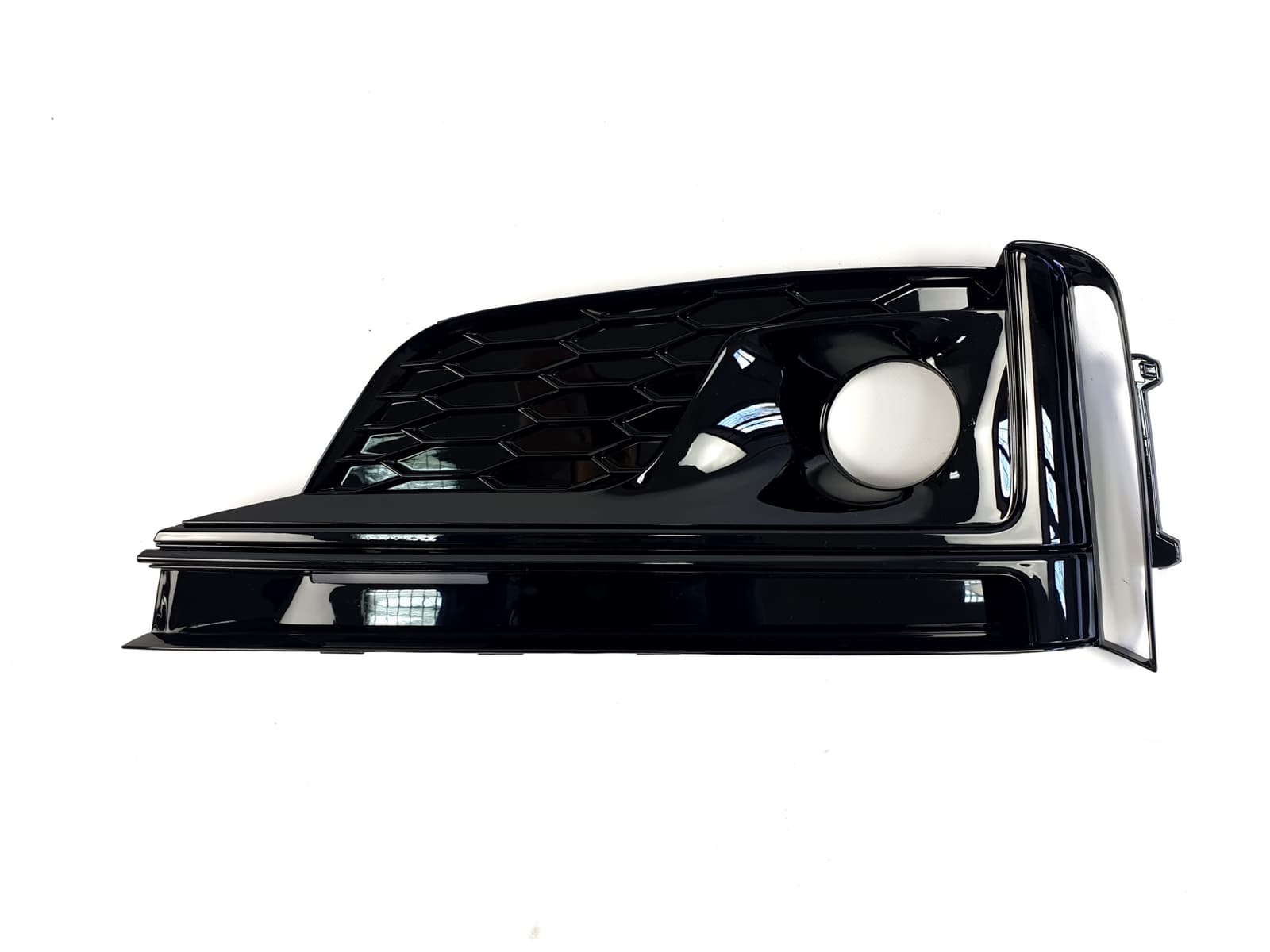 Решітки в бампер Full Black (стиль S5 під дистронік) S-Line на Audi A5 B9 2016-2020 року 3