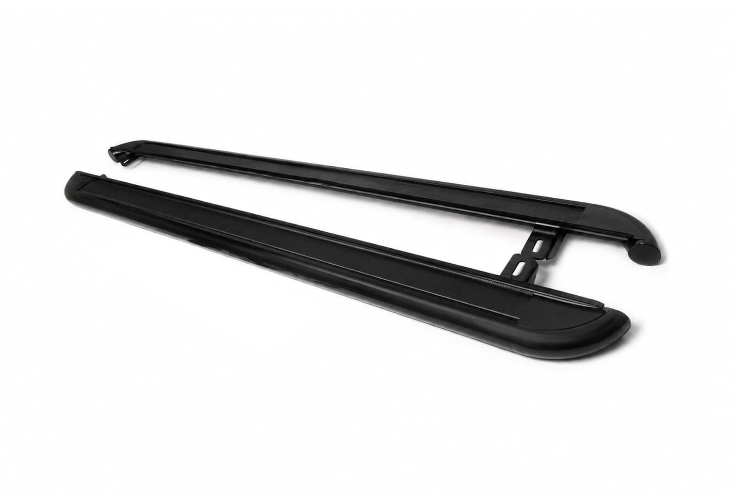 Бокові пороги Premium Black (2 шт., нерж.) 60 мм