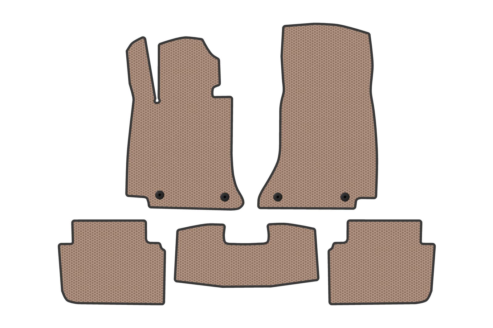Гумові килимки Carsuit (Бежевий)