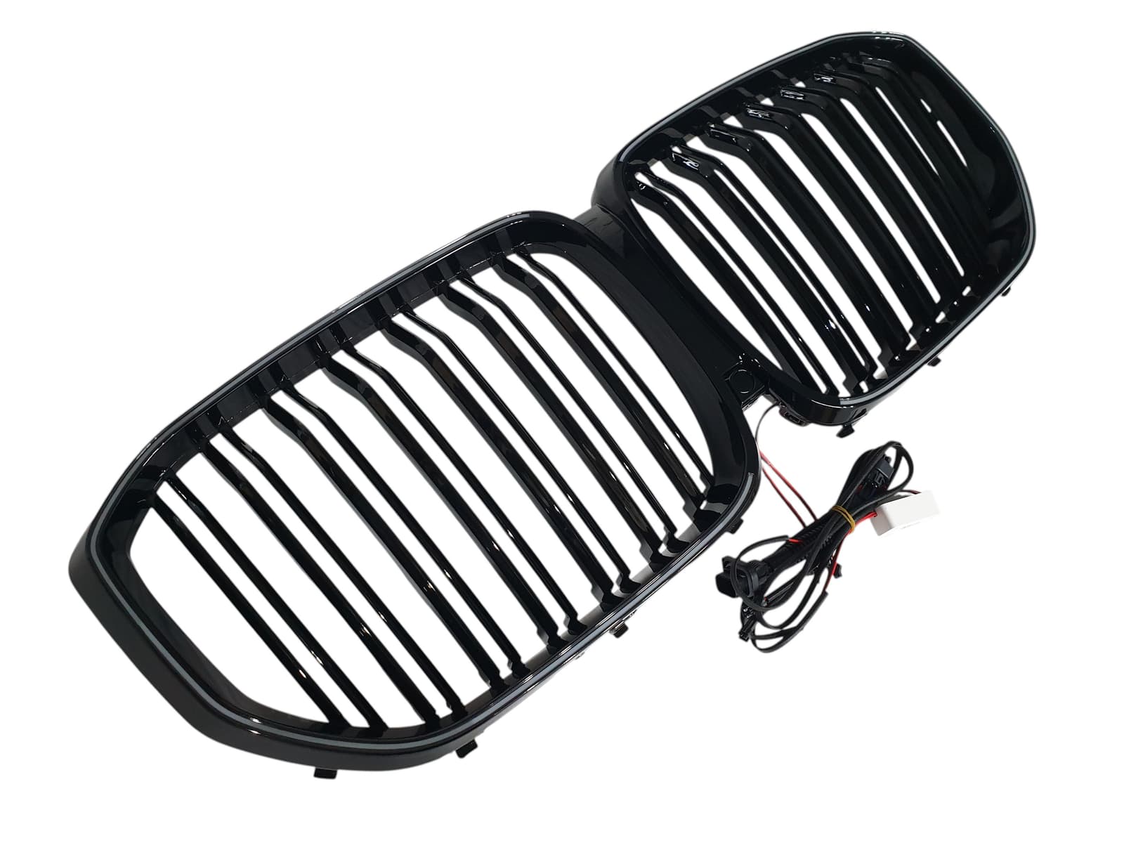Ніздрі Чорний глянець LED (Iconic Glow) 2bar на BMW X5 G05 2018-2022 року 5