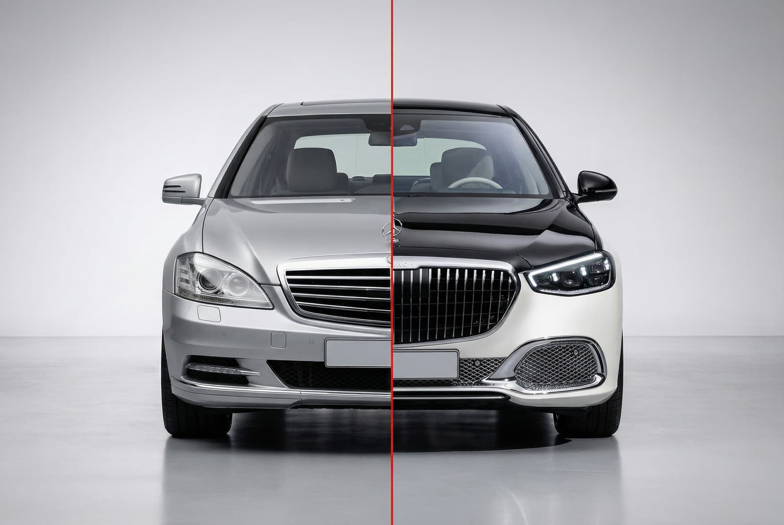 Комплект рестайлінга в W223 Maybach