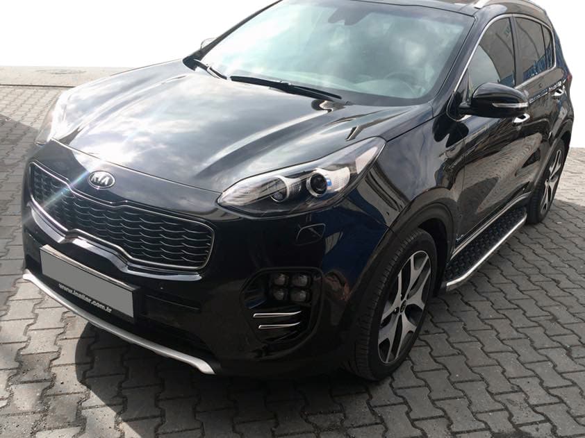 Бокові пороги BlackLine (2 шт., алюміній)