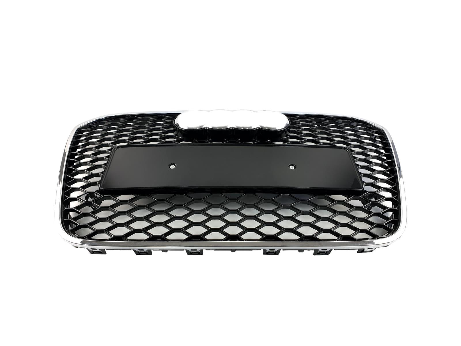 Решітка радіатора Chrome Black (в стилі RS6) на Audi A6 C7 2011-2014 року 2