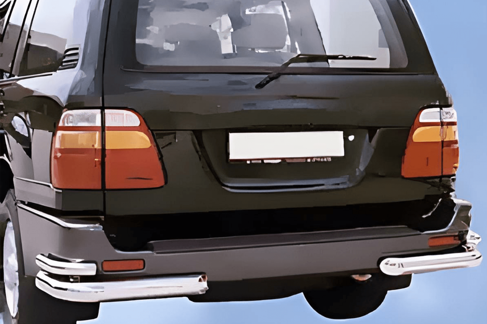 Задні куточки AK003-Double (2 шт., нерж) 4